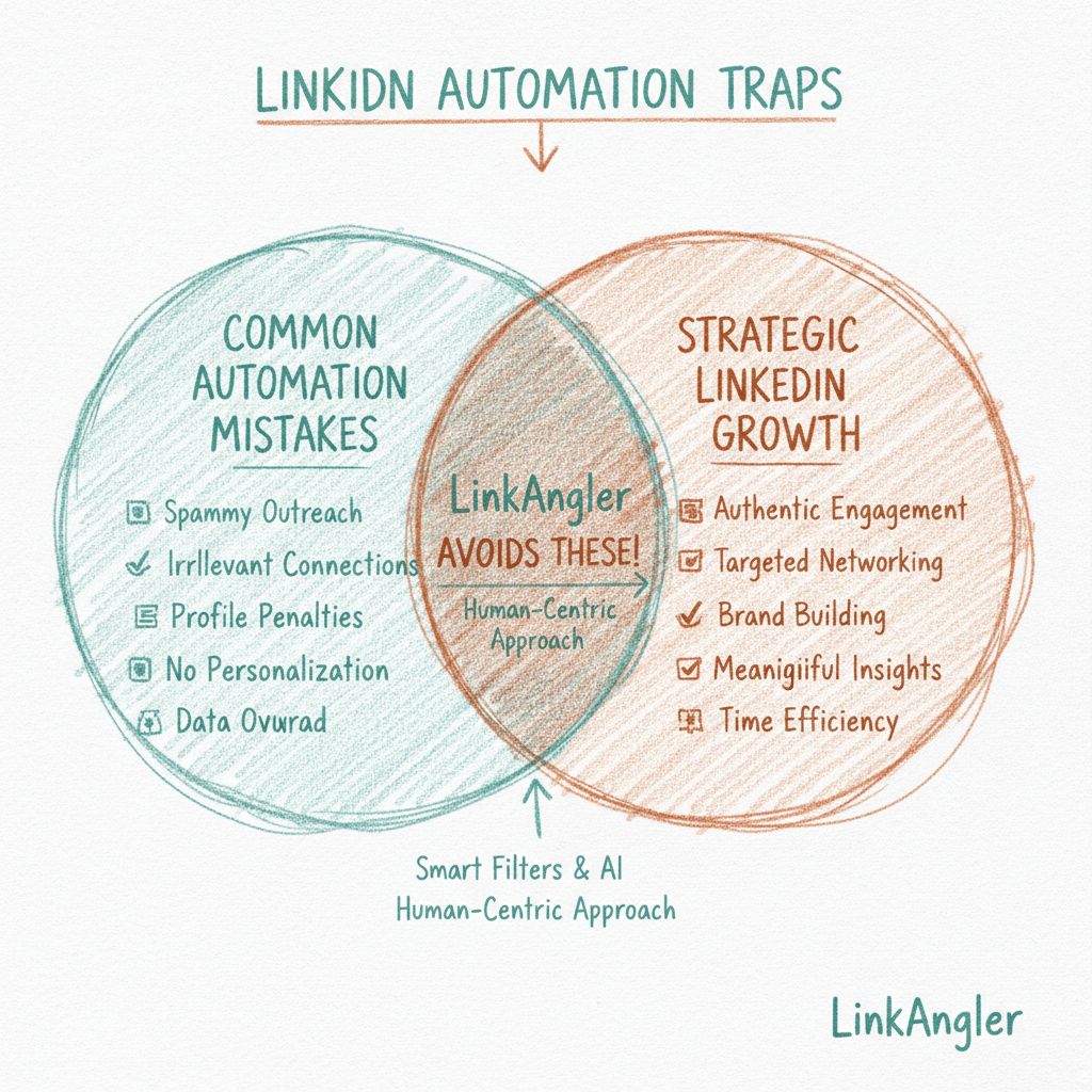 Avoid LinkedIn Automation Pitfalls: LinkAngler's Path to More Booked Calls